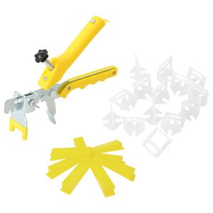 vidaXL Syst&egrave;me de nivellement de carrelage 250 cales 500 clips 1 mm
