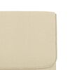 vidaXL Chaise longue Cr&egrave;me 55x64x80 cm Tissu