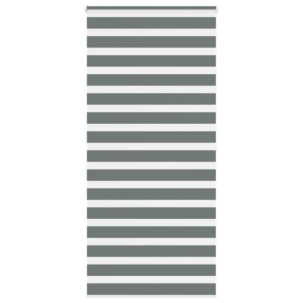 vidaXL Store z&egrave;bre gris fonc&eacute; largeur du tissu 100,9 cm polyester