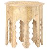vidaXL Table d'appoint &Oslash;48 cm Bois de manguier massif