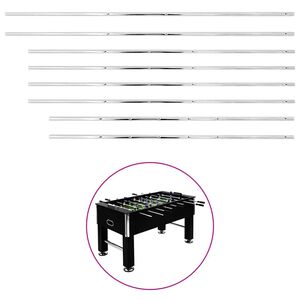 vidaXL Tiges de baby-foot 8 pcs 15,9 mm