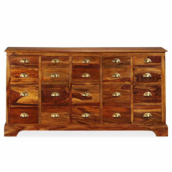 vidaXL Commode Bois massif 162x40x85 cm