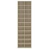vidaXL Armoire &agrave; chaussures ch&ecirc;ne sonoma 54x34x183cm bois d'ing&eacute;nierie