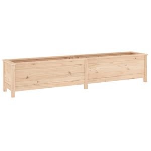vidaXL Lit sur&eacute;lev&eacute; de jardin 199,5x40x39 cm bois de pin massif