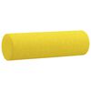 vidaXL Canap&eacute; 2 places avec oreillers jaune clair 120 cm tissu