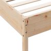 vidaXL Cadre de lit sans matelas 90x200 cm bois de pin massif