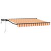 vidaXL Cadre de store manuel avec LEDs 3,5 x 2 m