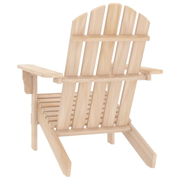 vidaXL Chaise de jardin Adirondack bois de sapin massif