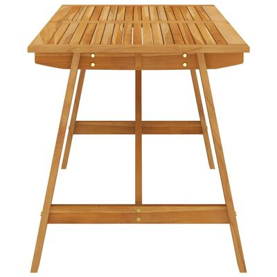 vidaXL Ensemble à manger de jardin 5 pcs Bois d'acacia solide