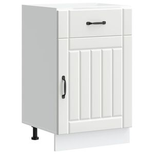 vidaXL Armoire de cuisine Lucca blanc bois d'ing&eacute;nierie
