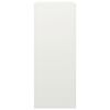 vidaXL Portant de bois de chauffage blanc 60x40x100 cm acier