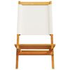 vidaXL Chaises de jardin pliantes lot de 6 tissu et bois massif