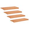 vidaXL Marches d'escalier 4 pi&egrave;ces 80 x 30 x 2 cm Vernis