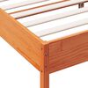 vidaXL Cadre de lit sans matelas cire marron 120x190cm bois pin massif