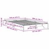 vidaXL Cadre de lit Blanc 120 x 200 cm Pin massif