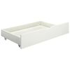 vidaXL Cadre de lit sans matelas blanc bois de pin massif 100x200 cm