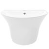 vidaXL Lavabo Blanc 56 x 48 x 42 cm C&eacute;ramique &Eacute;maill&eacute;e
