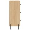 vidaXL Buffet Ch&ecirc;ne sonoma 34,5x34x90 cm Bois d'ing&eacute;nierie