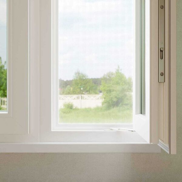 vidaXL Moustiquaire Blanc 80 x 500 cm Fibre de verre