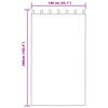 vidaXL Rideaux occultants avec anneaux 2 pcs Noir 260 x 140 cm