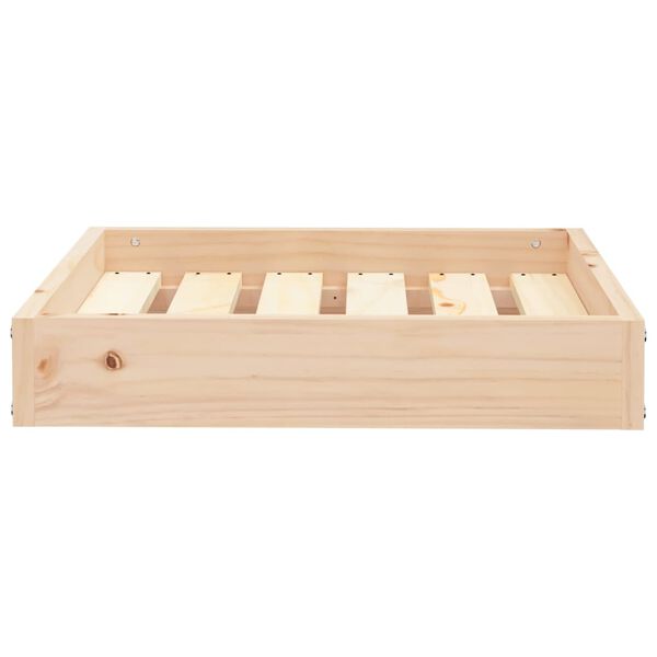 vidaXL Lit pour chien 51,5x44x9 cm Bois de pin solide