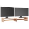 vidaXL Support pour moniteur 100x27x15 cm Bois de pin solide