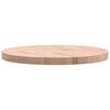 vidaXL Dessus de table &Oslash;60x4 cm rond bois massif de h&ecirc;tre