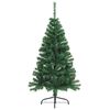 vidaXL Sapin de Noël artificiel pré-éclairé Vert 120 cm PVC