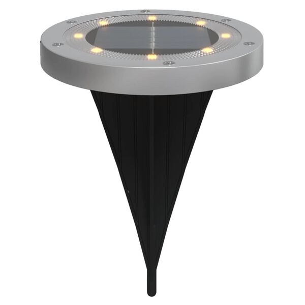 vidaXL Lampes solaires de sol et piquets de sol ext&eacute;rieur 12 pcs