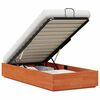 vidaXL Cadre de lit ottoman avec rangement Brun cire 80 x 200 cm