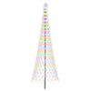 vidaXL Arbre de No&euml;l LED 400 cm 450 LED Multicolore Fer Noir