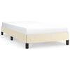 vidaXL Cadre de lit sans matelas cr&egrave;me 80x200 cm similicuir