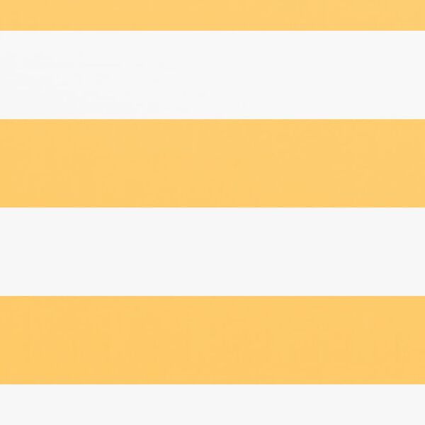 vidaXL Écran de balcon Blanc et jaune 75x600 cm Tissu Oxford