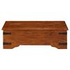 vidaXL Table basse Bois d'acacia solide avec finition miel 110x55x35cm