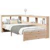 vidaXL Lit biblioth&egrave;que sans matelas 75x190 cm bois de pin massif