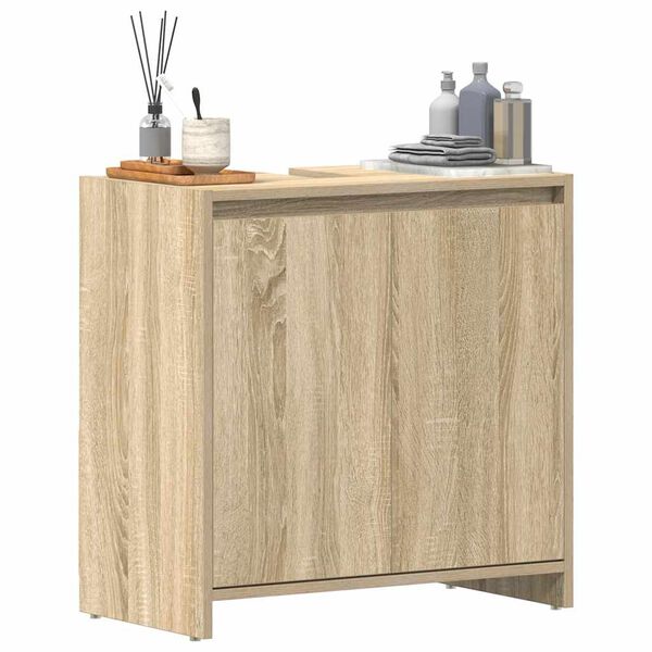 vidaXL Armoire de salle de bain Chêne sonoma Bois d'ingénierie