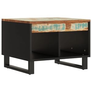 vidaXL Table basse 55x50x40 cm bois de r&eacute;cup&eacute;ration massif