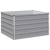 vidaXL Jardin sur&eacute;lev&eacute; Gris 100 x 80 x 55 cm acier lamin&eacute; &agrave; froid