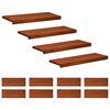 vidaXL Marches d'escalier 12 pi&egrave;ces 80 x 25 x 2 cm Marron