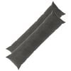 vidaXL Housse de coussin 2 pcs HEERLEN Gris fonc&eacute; 40 x 145 cm Velours