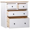 vidaXL Buffet Blanc 80x40x83 cm Pin Gamme Panama