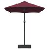 vidaXL Parasol de jardin Bordeaux 385 x 209 x 244 cm Polyester