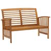 vidaXL Banc de jardin 119 cm bois d'acacia solide