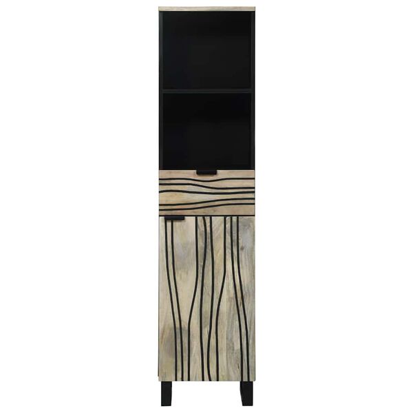 vidaXL Meuble de Lavabo de Salle de Bain Blanc 38 x 33 x 160 cm