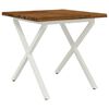 vidaXL Table &agrave; manger en bord vivant 60 x 55 x 75 cm
