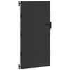 vidaXL Porte de Jardin Noir 85 x 175 cm Acier peint par poudre