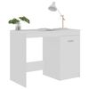 vidaXL Bureau Blanc 100x50x76 cm Bois d'ing&eacute;nierie