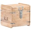vidaXL Coffre 40x40x40 cm Bois d'acacia solide