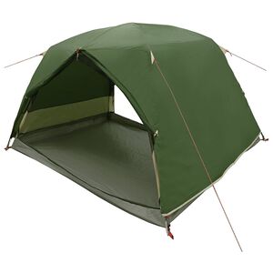 vidaXL Tente de randonn&eacute;e Vert 2 personnes