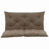 vidaXL Coussin pour balancelle Taupe 100 cm Tissu